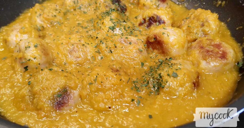 meatballs with carrot sauce