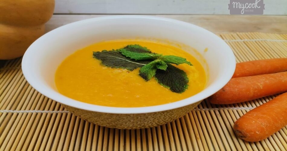 Cream of carrots and pumpkin with Mycook